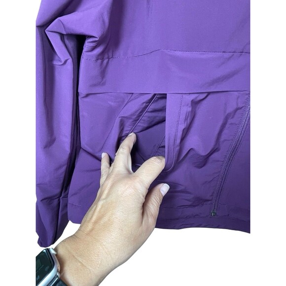 North Face Jacket Adult Small S Currant Purple Easy Wind Full-Zip Jacket EUC - Picture 6 of 14